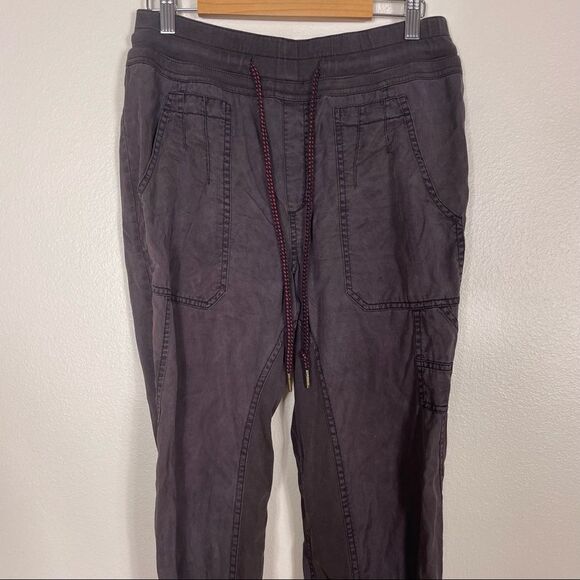 A by Anthropologie Brown Jogger Lyocell Pants - Picture 3 of 8